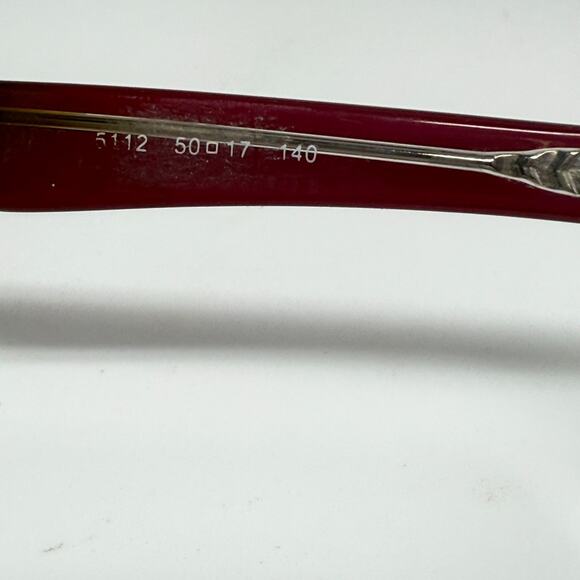 RAY-BAN RB5228 5112 Burgundy Red Crystal Eyeglasses Frame 50-17-140 H18256 - Picture 5 of 7